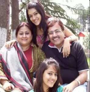 Kriti With her family