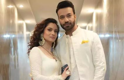 Ankita lokhande with Husband Vicky Jain