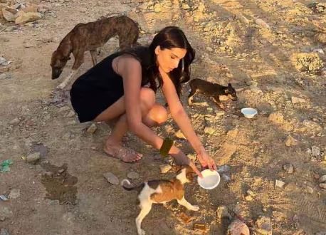 Tara Sutaria loves animals especially dogs