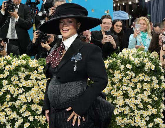 Rihanna confirms third pregnancy at Met Gala 2025, baby bump steals hearts