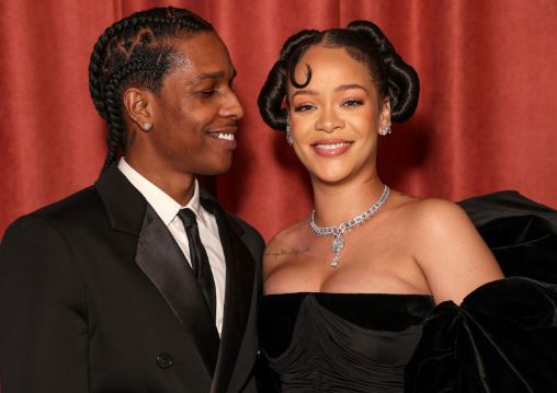 A$AP Rocky and Rihanna together in love