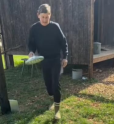 Ellen in her England home enjoying natural beauty