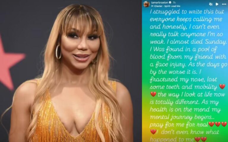 Singer Tamar Braxton's life death encounter - Revealed Almost Died incident which changed her view of life